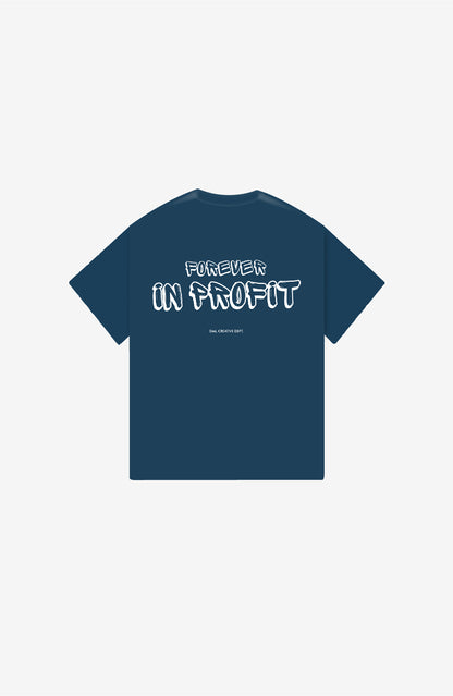 FOREVER IN PROFIT NAVY OVERSIZE T-SHIRT