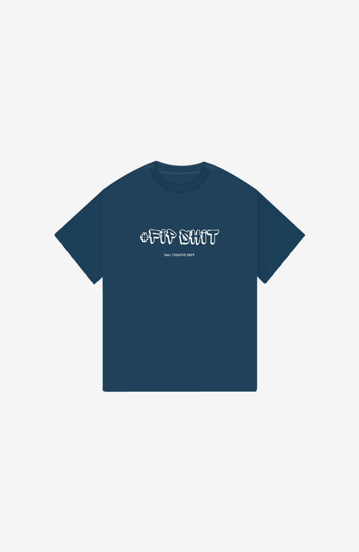 FOREVER IN PROFIT NAVY OVERSIZE T-SHIRT