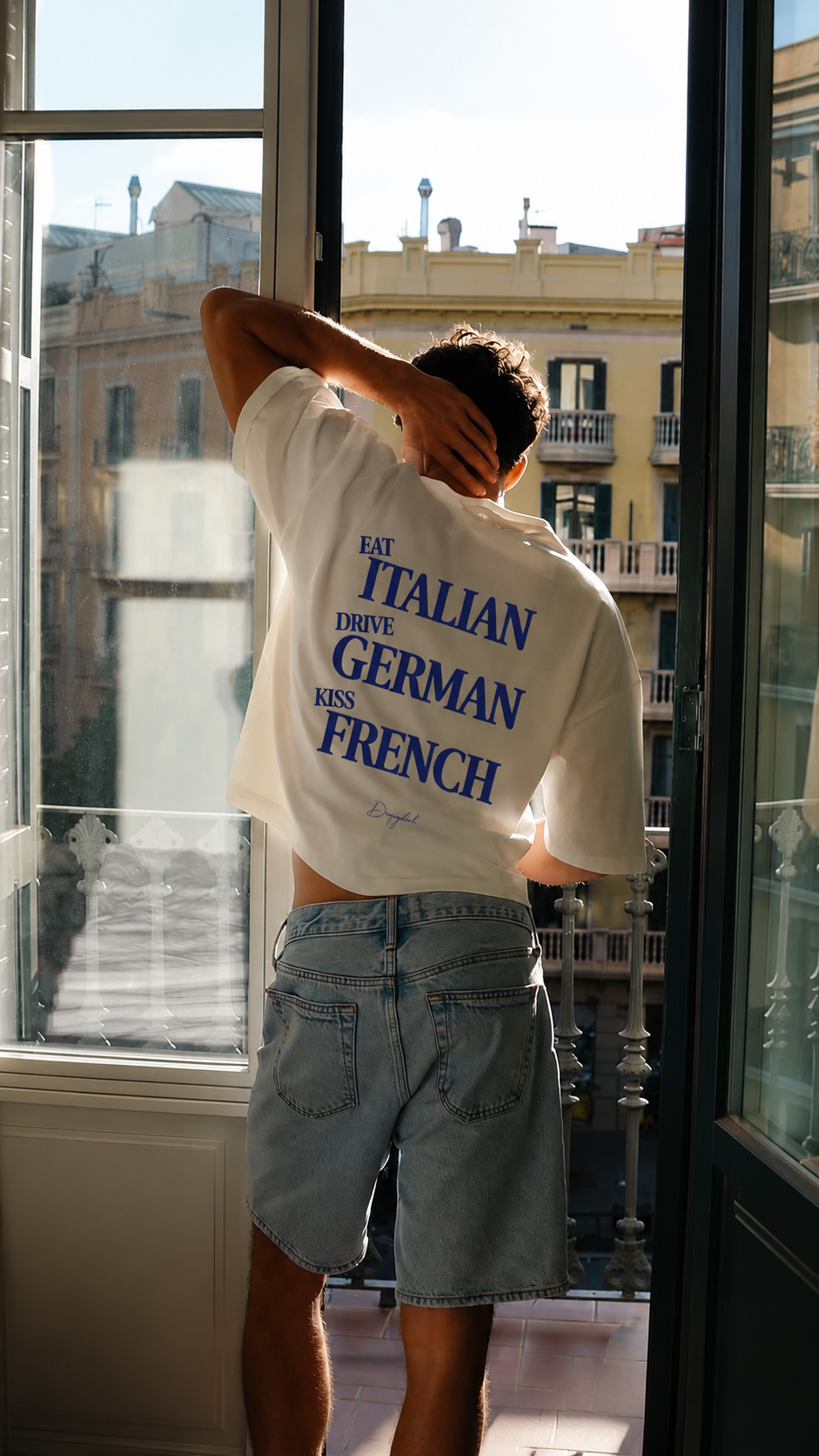 KISS FRENCH OVERSIZED TSHIRT