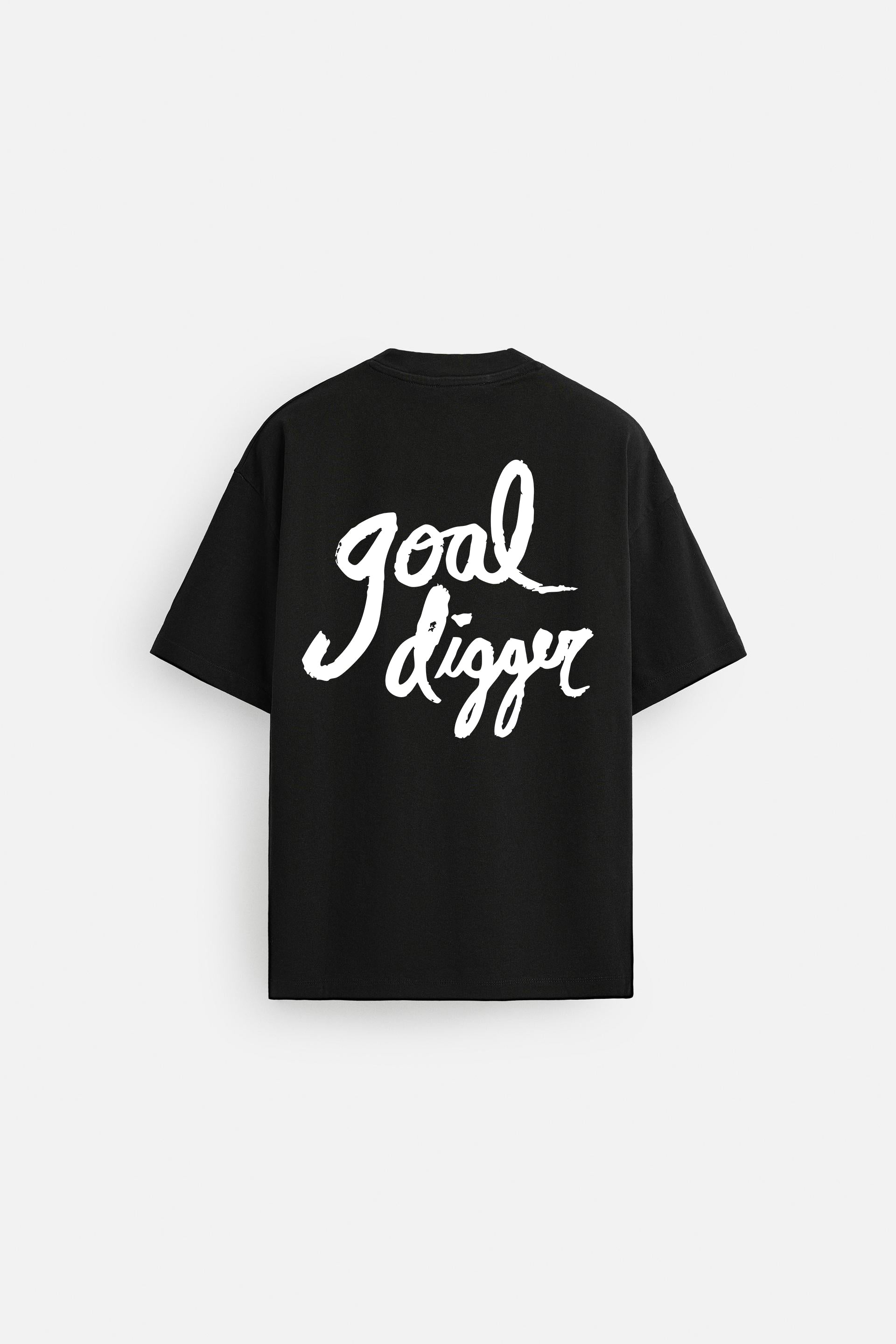 GOAL DIGGER BLACK LOOSEFIT TSHIRT