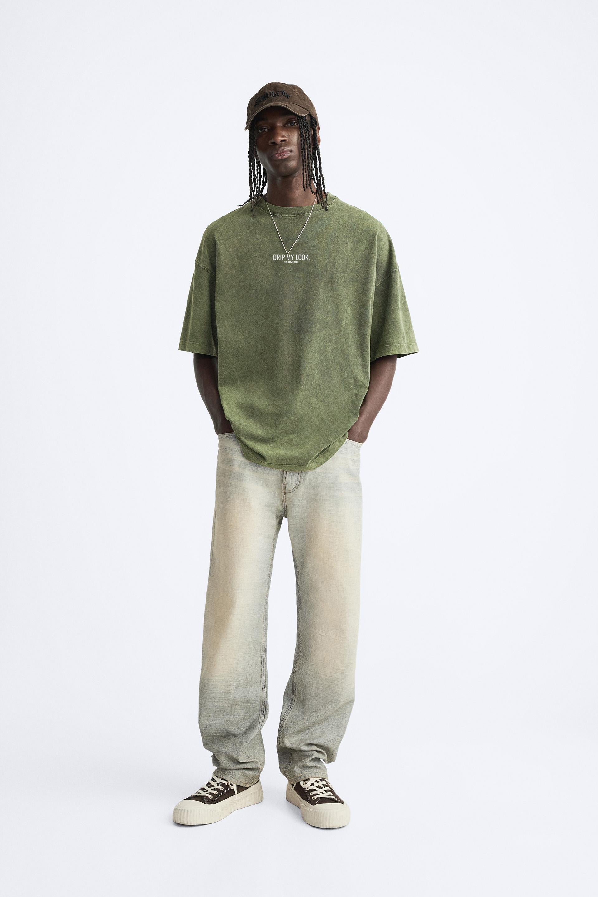 VINTAGE GREEN ACID OVERSIZED T-SHIRT