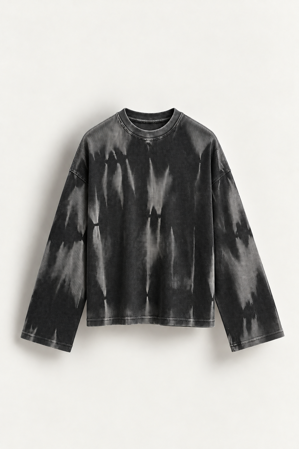 BOXY FIT HAMMER WAFFLE FULL SLEEVE TSHIRT