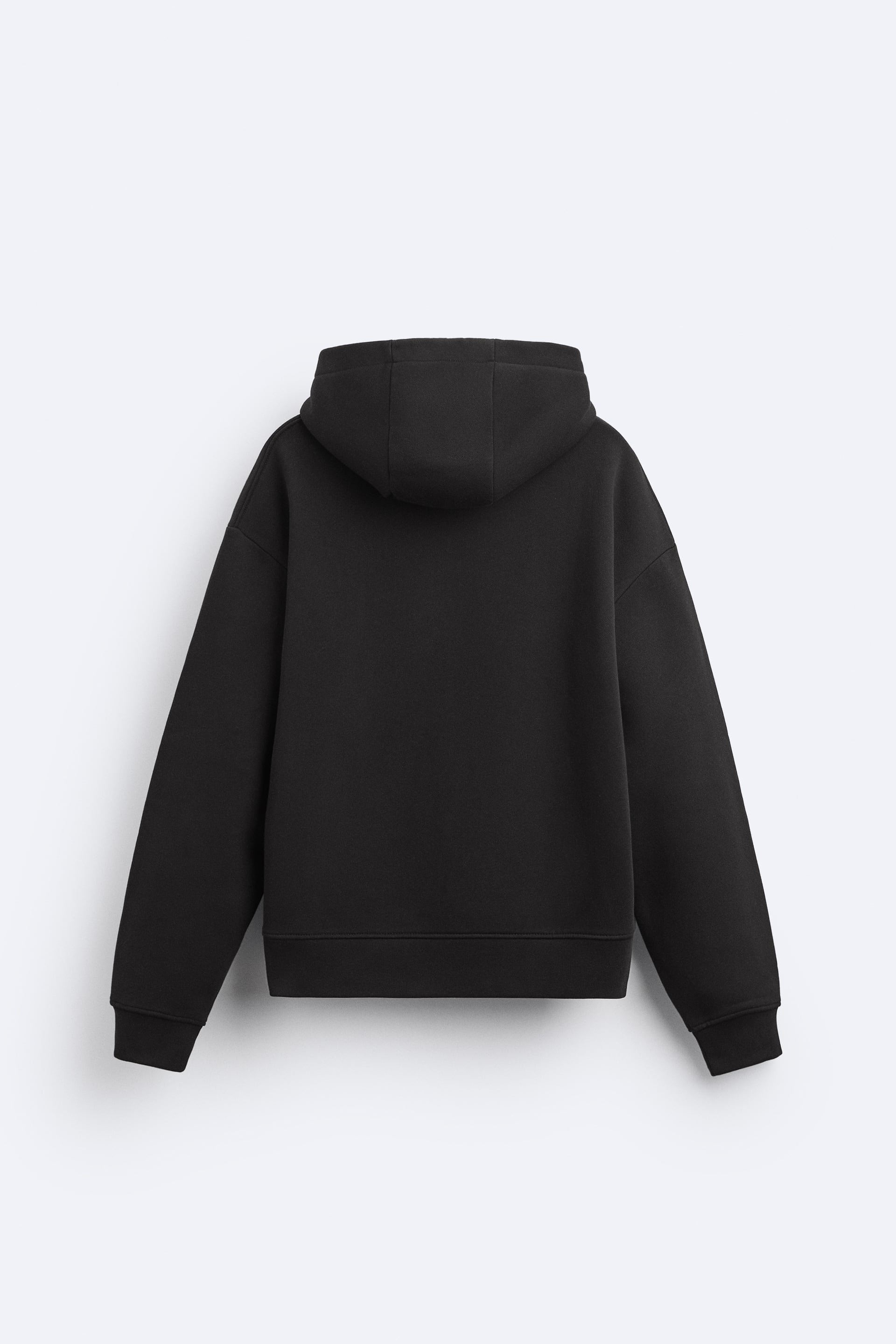 TITLES RUIN OVERSIZED FIT HOODIE - BLACK