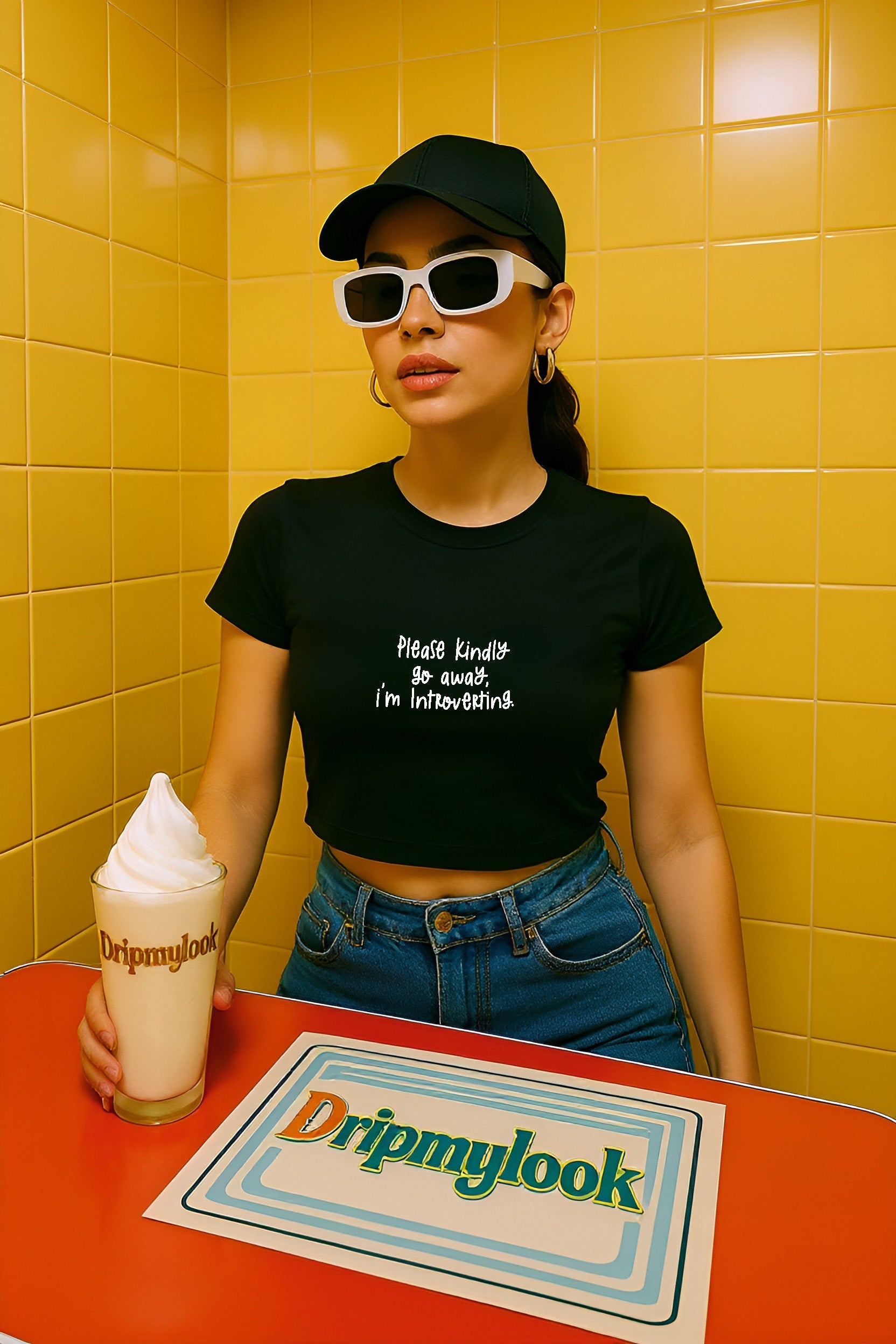 I'm Introverting Baby Tee
