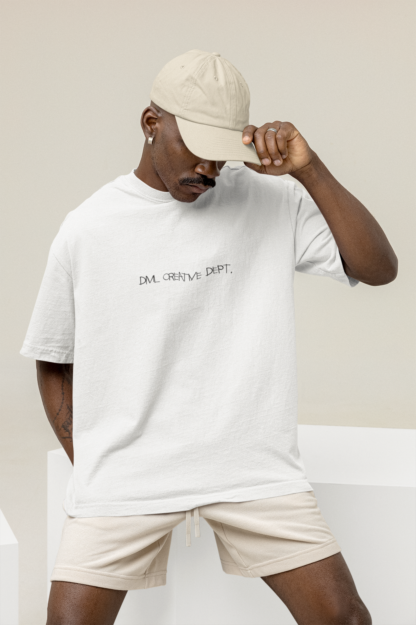 TOP TIER WHITE OVERSIZE T-SHIRT