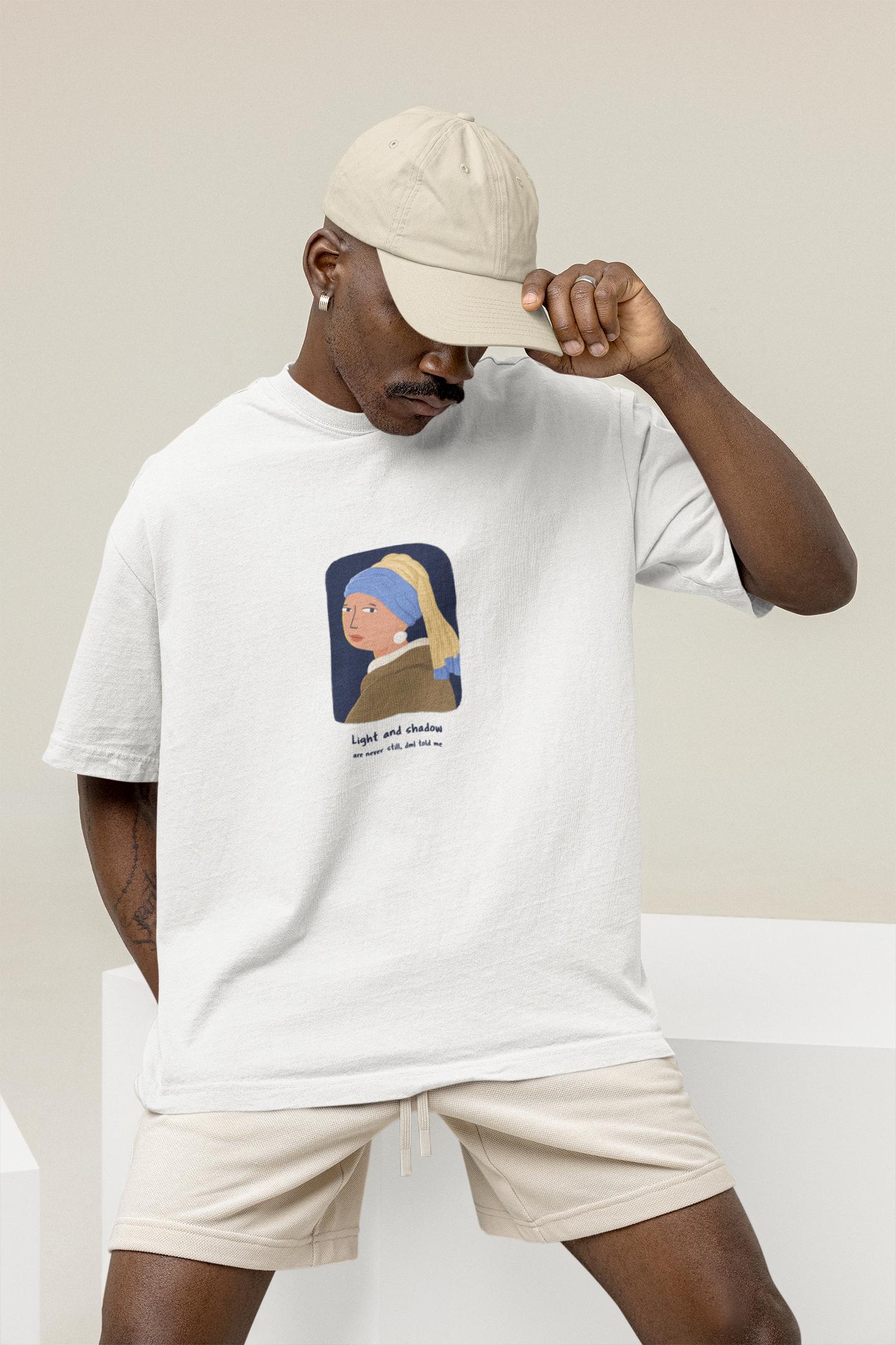 LIGHT & SHADOW OVERSIZE T-SHIRT