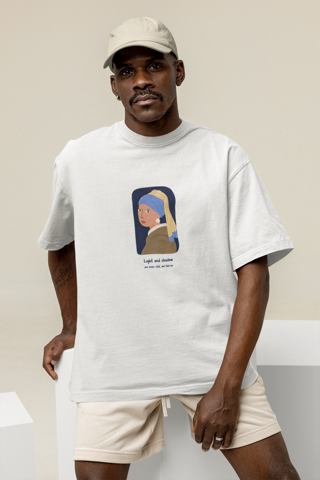 LIGHT & SHADOW OVERSIZE T-SHIRT