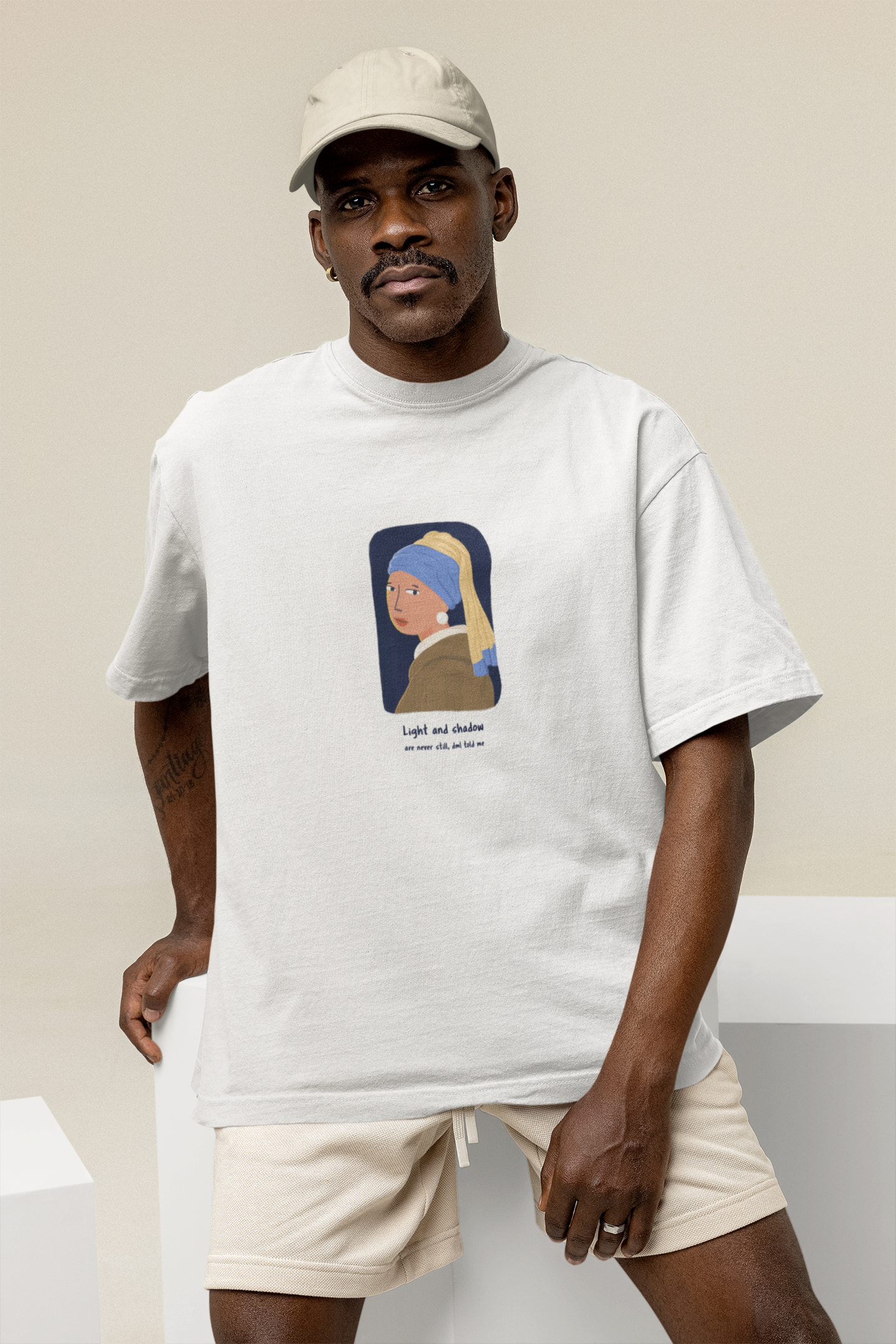 LIGHT & SHADOW OVERSIZE T-SHIRT