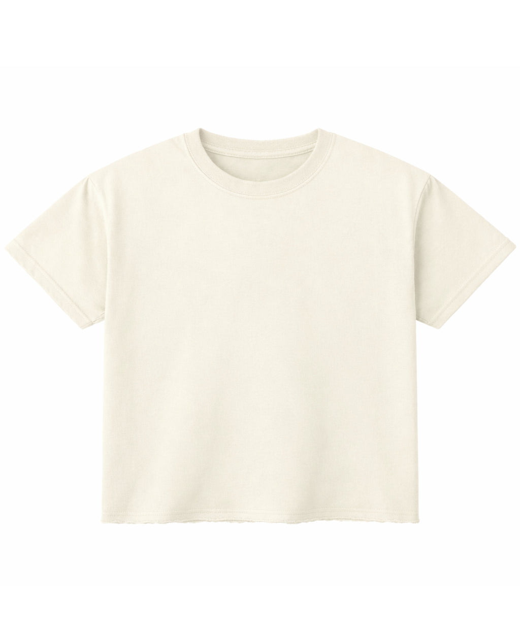 Off White Boxy Fit T-shirt Front Design