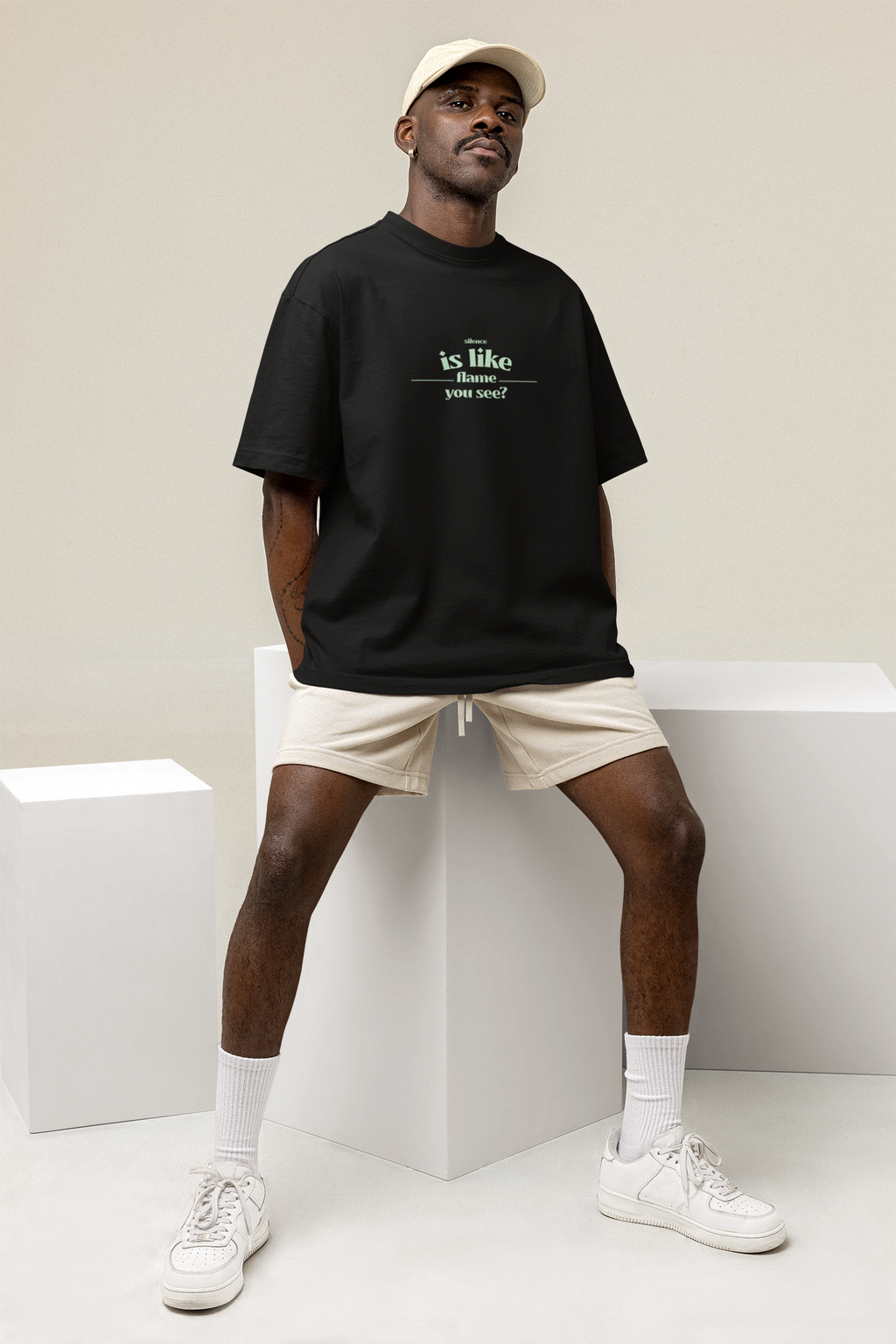 FLAME YOU SEE PREMIUM OVERSIZE T-SHIRT