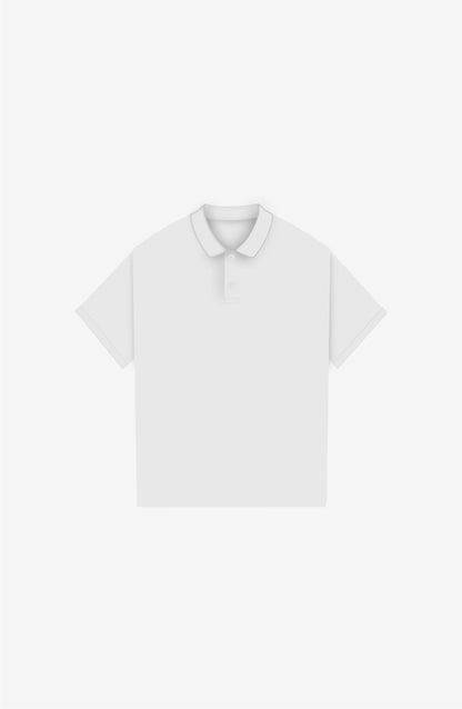 TOP TIER WHITE POLO SHIRT