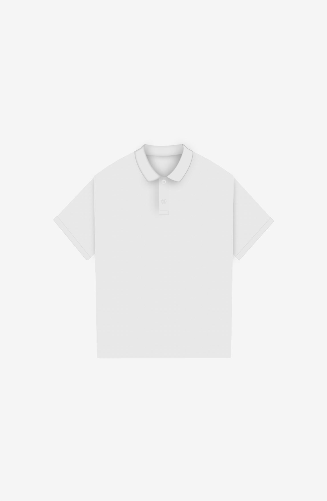 CREATIVE DEPT WITH LOVE WHITE POLO SHIRT