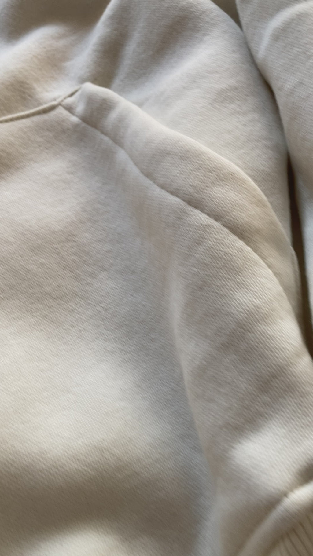 MONEY NEVER CHEATS OVERSIZED FIT HOODIE - OFF WHITE