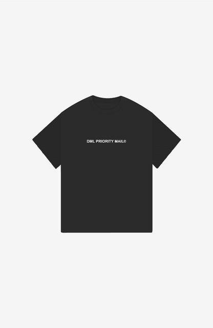 PRIORITY MAIL BLACK OVERSIZE T-SHIRT