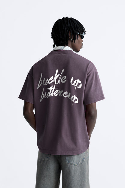 BUCKLE UP EDITION OVERSIZED T-SHIRT