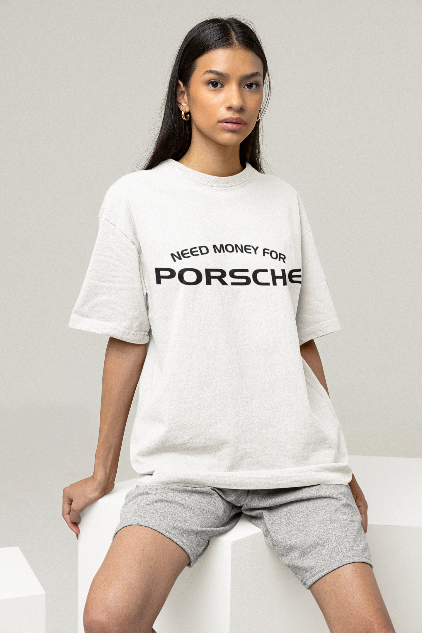 MONEY FOR PORSCHE OVERSIZED T-SHIRT PACK OF 2