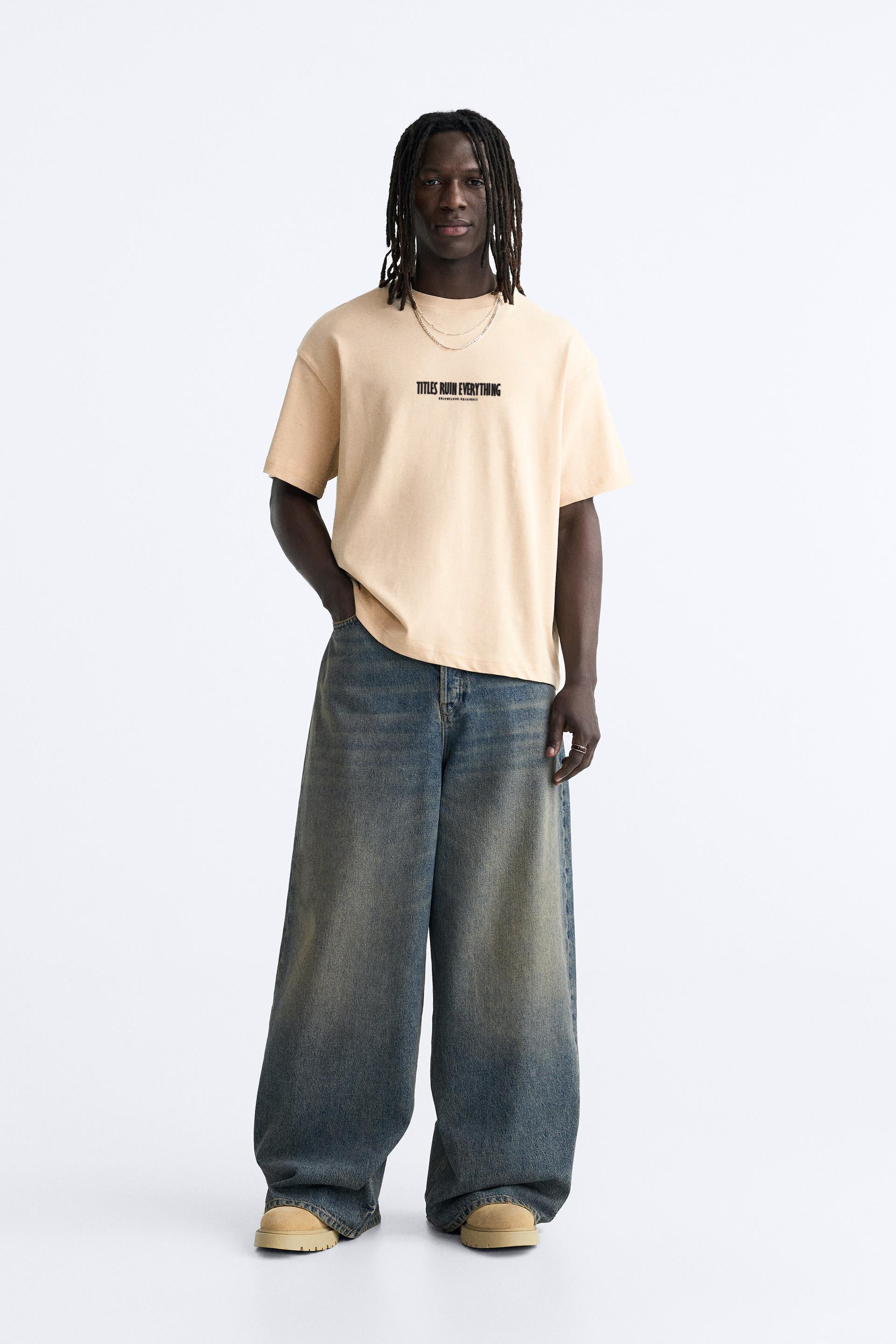 TITLE RUIN EVERYTHING FRENCH TERRY OVERSIZED T-SHIRT