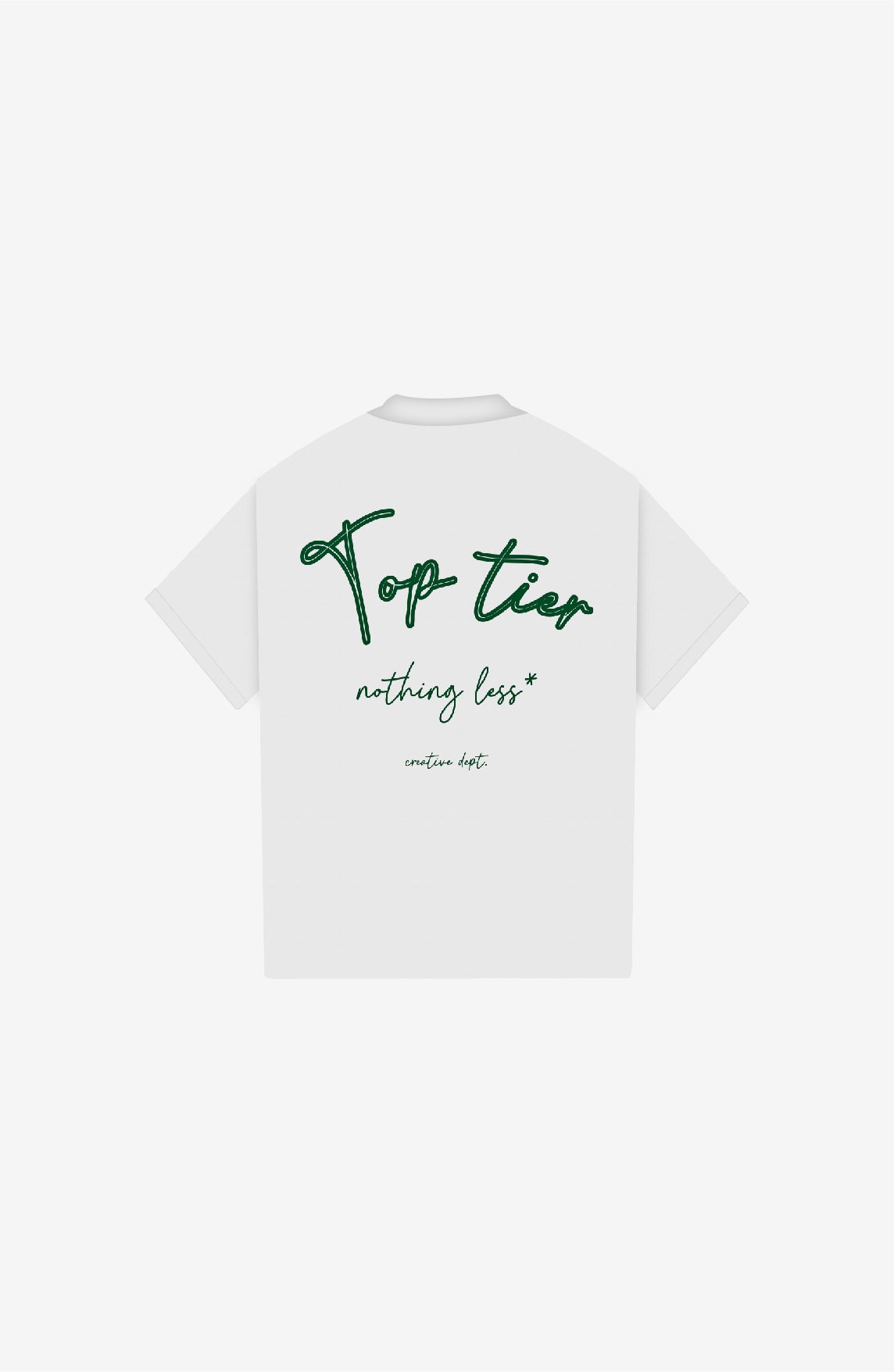 TOP TIER WHITE POLO SHIRT