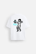 WINE ASSAULT WHITE LOOSEFIT TSHIRT