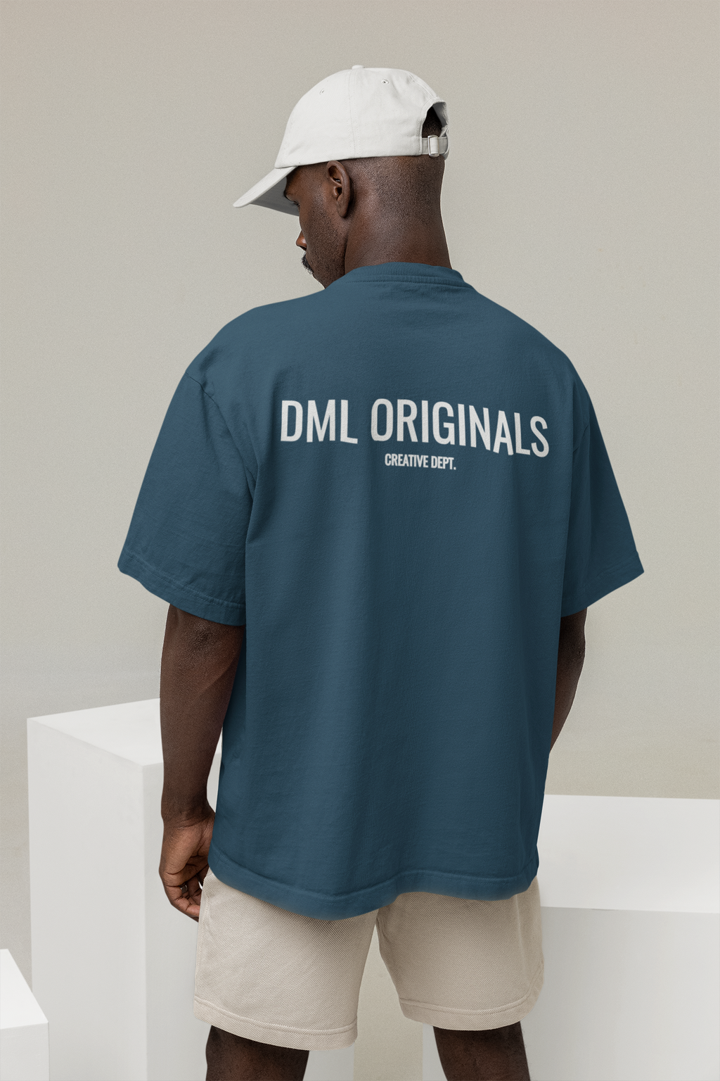 DML ORIGINALS NAVY OVERSIZE T-SHIRT