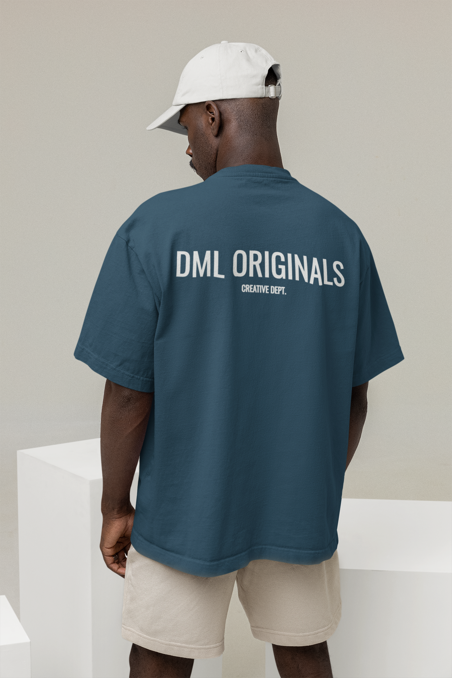 DML ORIGINALS NAVY OVERSIZE T-SHIRT