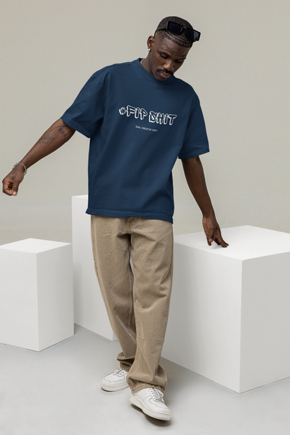 FOREVER IN PROFIT NAVY OVERSIZE T-SHIRT