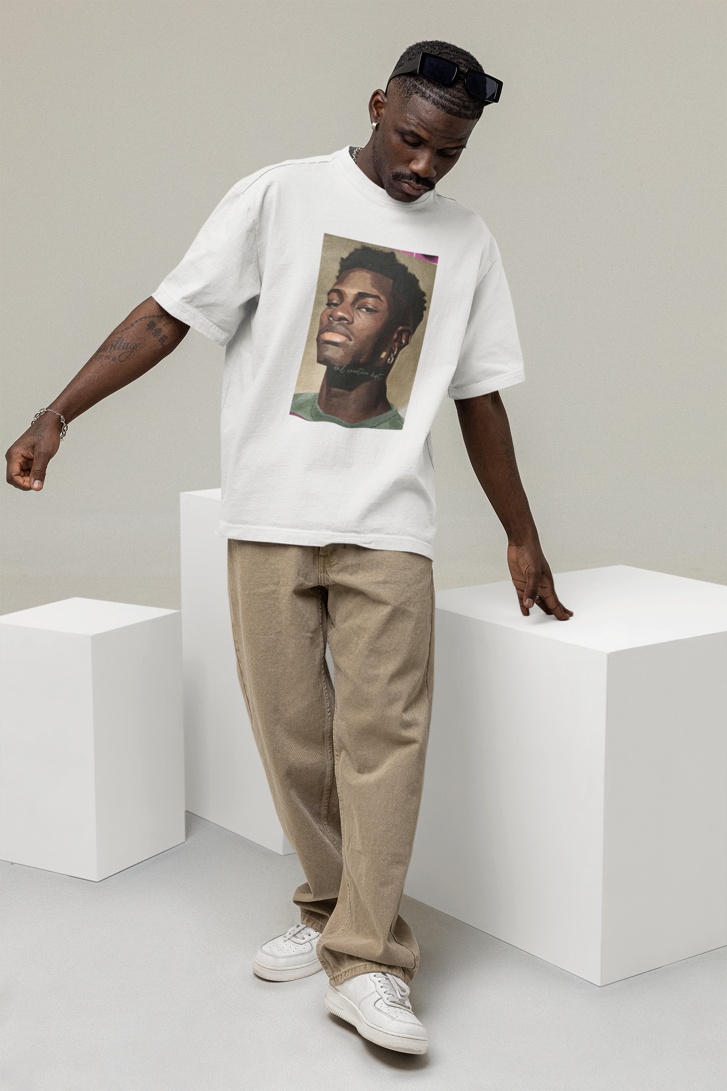 PORTRAIT 2 PREMIUM OVERSIZE T-SHIRT