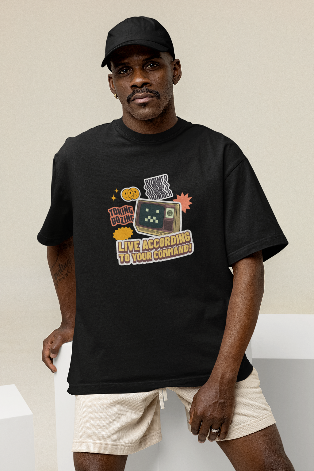 COMMAND OVERSIZE T-SHIRT