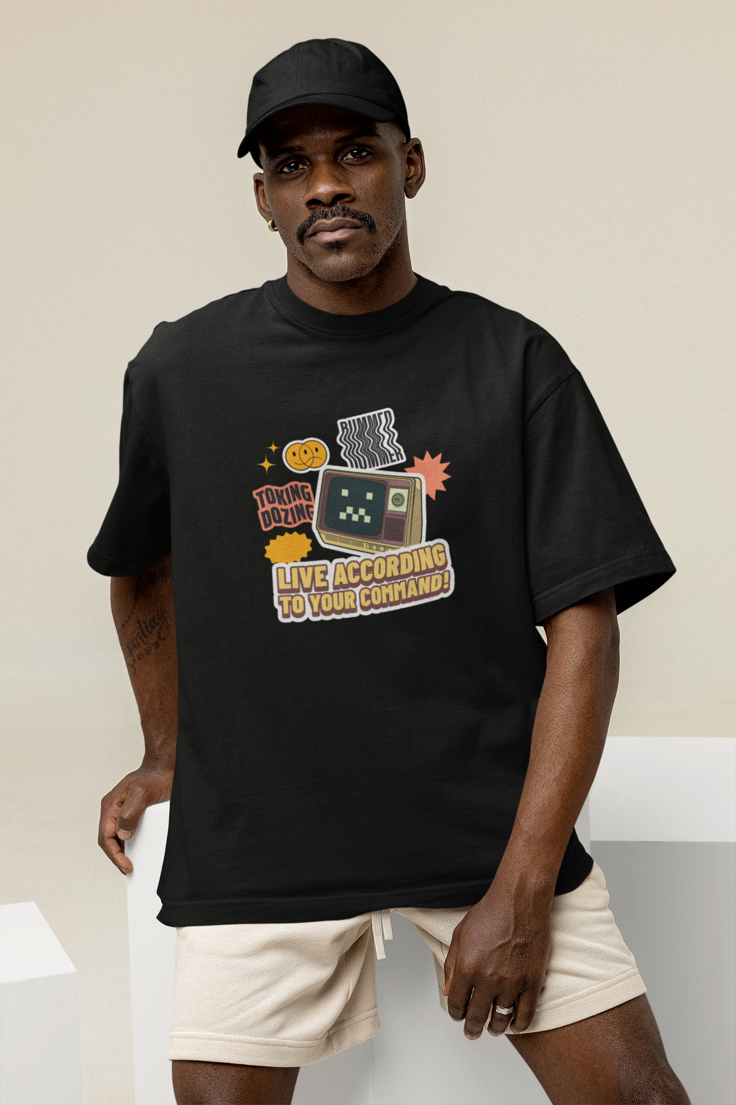 COMMAND OVERSIZE T-SHIRT