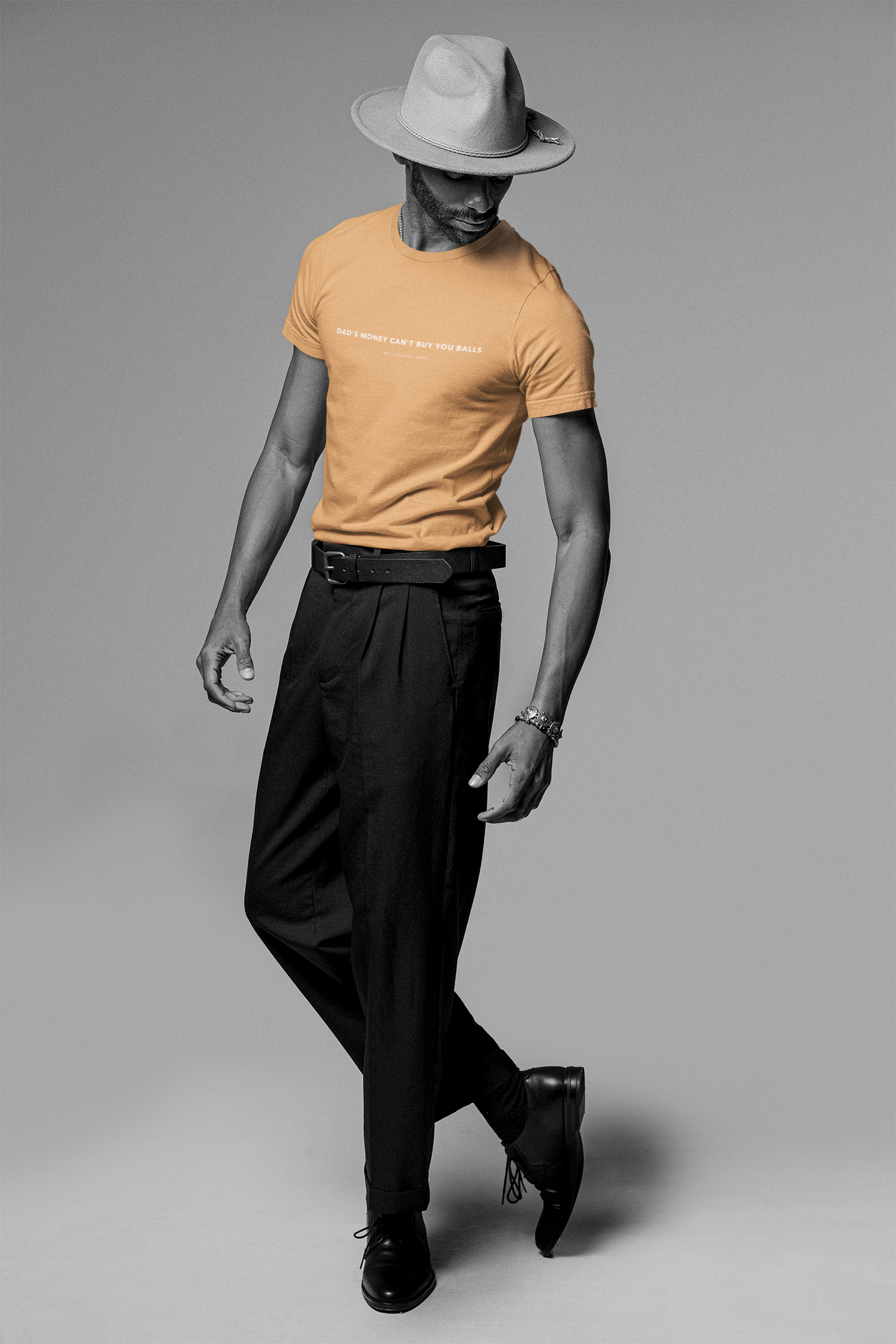 DAD'S MONEY MUSTARD T-SHIRT